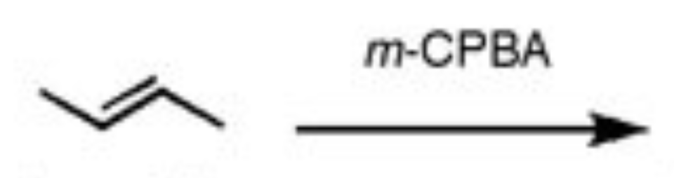 <p>Peroxy acid expoxidation</p>
