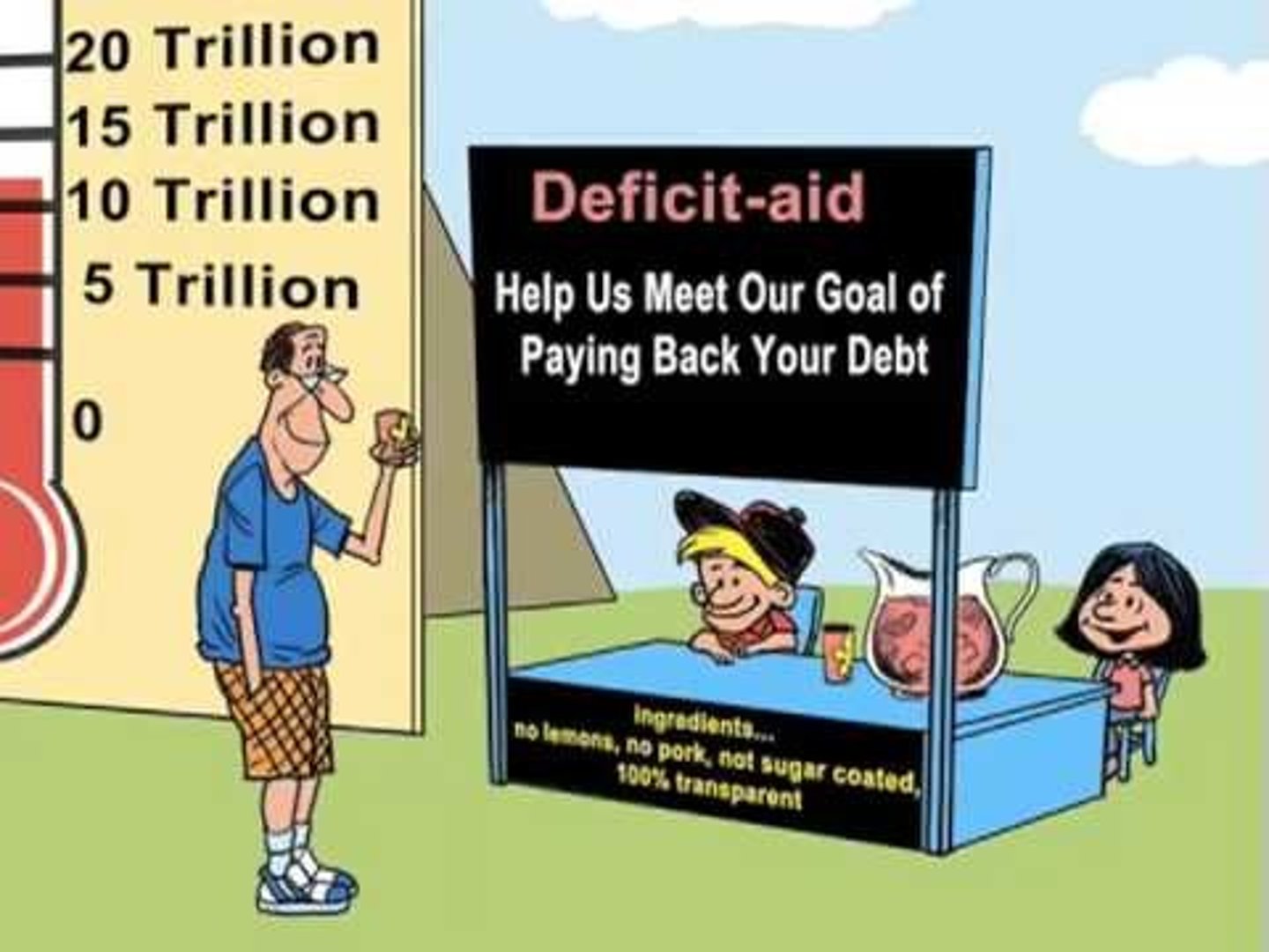 <p>Government expenditures financed by borrowing rather than by tax revenues.</p>