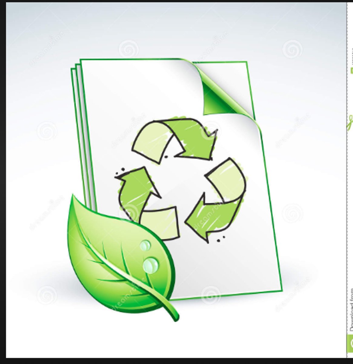 <p>recycled paper</p>