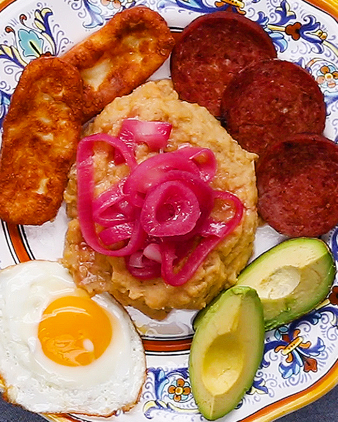 <p><strong>Three hits</strong></p><p></p><p>(Breakfast dish)</p>