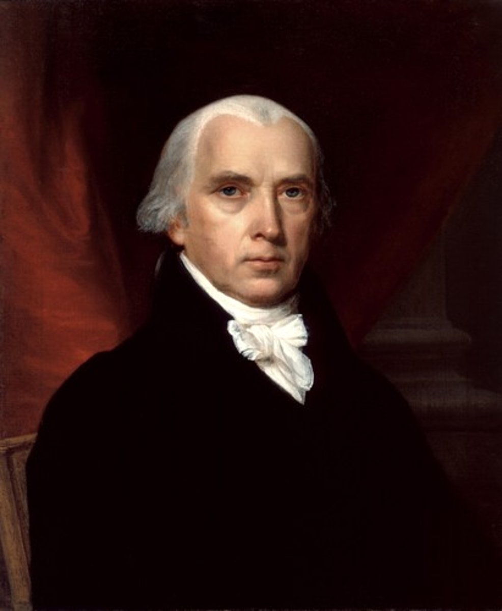 <p>James Madison 1809-1817 (Democratic-Republican)</p>