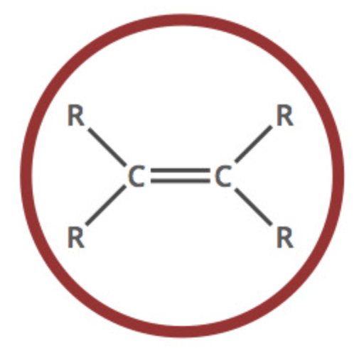 <p>C=C (IUPAC suffix)</p>