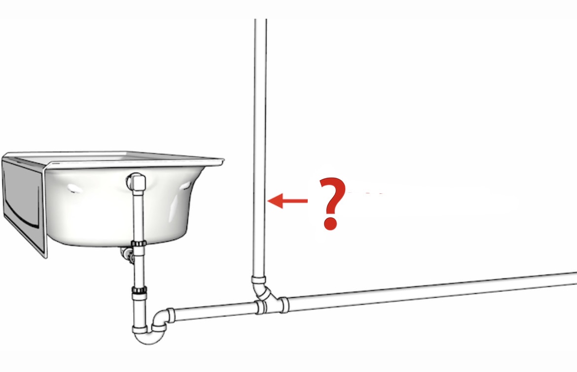 <p>A pipe installed to vent a fixture trap and that connects with the vent system above the fixture served or terminates in the open air</p>
