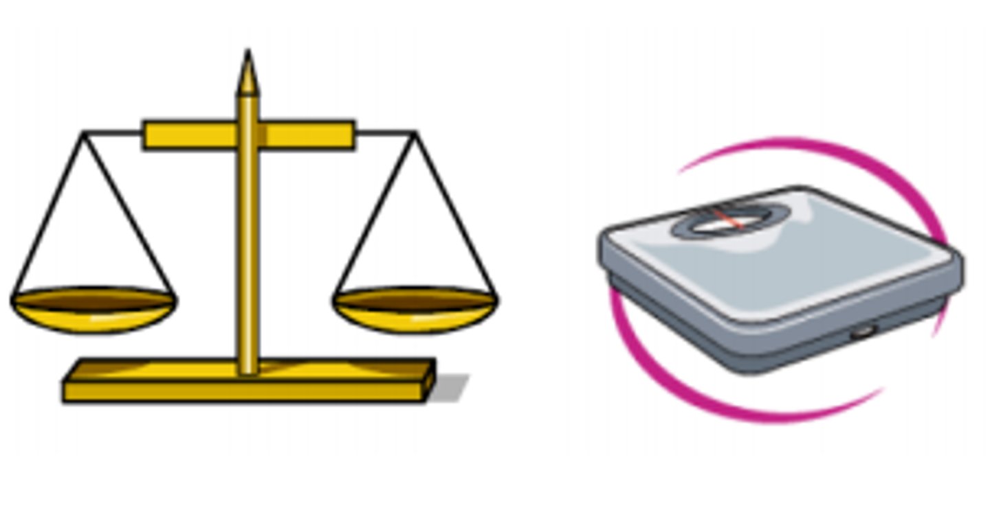 <p>amount of "stuff", or matter, in something</p>