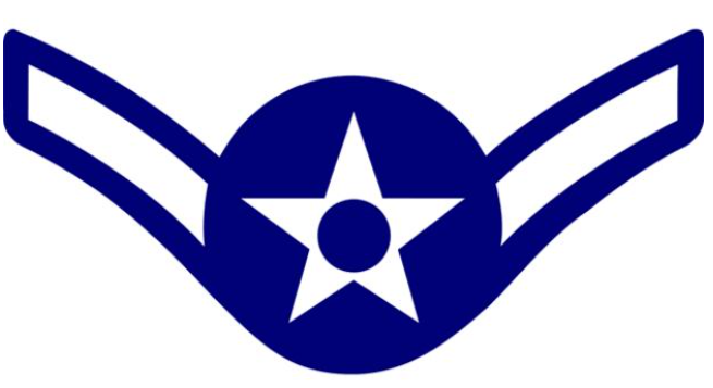 <p>Airman - 1 stripe</p>