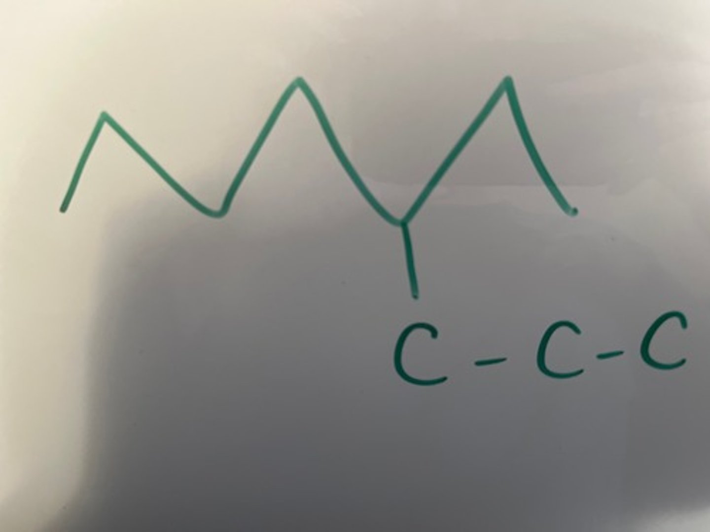 <p>alkyl attach the parent chain at end of molecule</p>