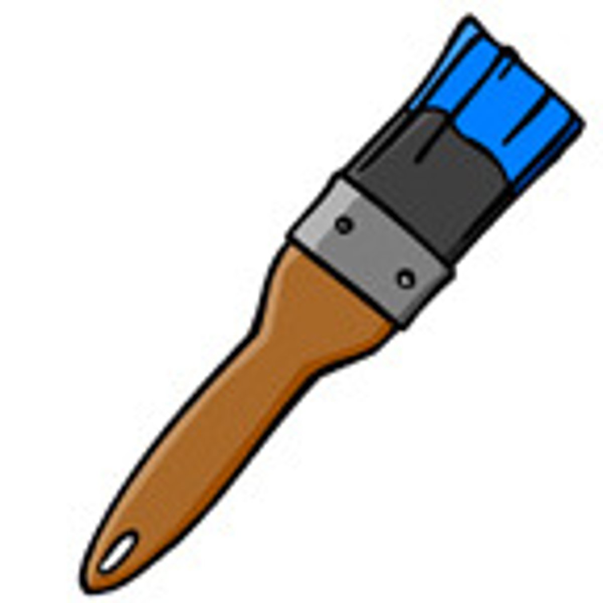 <p>The girl painted.</p>