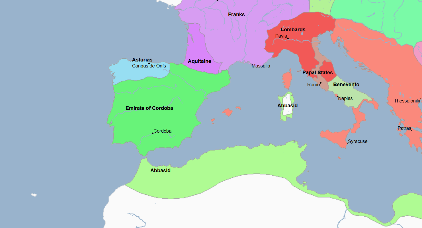 <p>756 - 1031 - Umayyad Emirate / Caliphate of Cordoba (All Facts) </p>