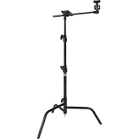 a 20” c-stand with a compact base. 