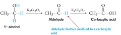 Jones Oxidation reaction that results in a C=O in the form of an aldehyde or, if H2O is present, a carboxylic acid (1°) or in the form of a ketone (2°)