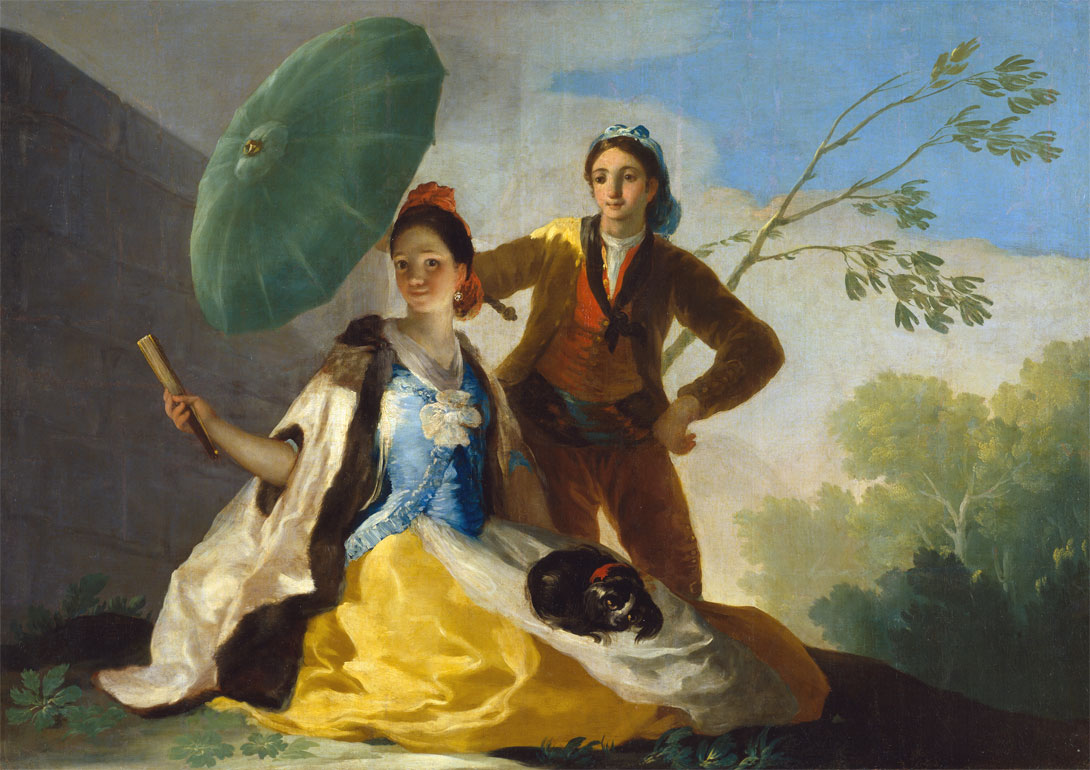 <p>What style is Goya, The Parasol, 1777 painted in?</p>