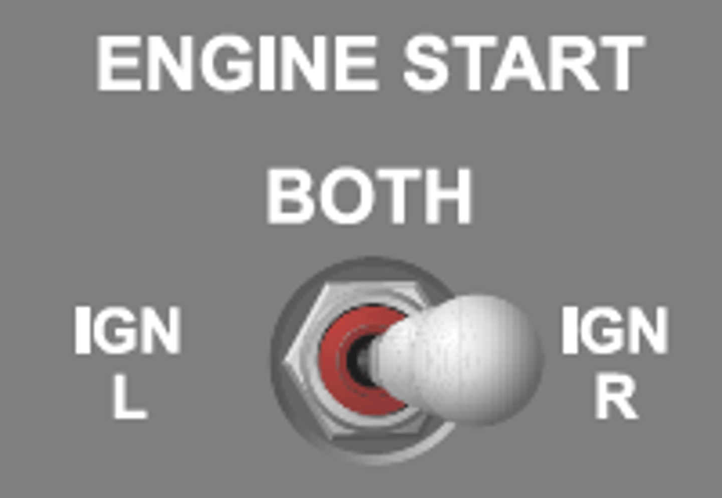 <ul><li><p>Right igniter plug</p></li><li><p>*We start the day on IGN R to verify standby AC bus</p></li></ul><p></p>