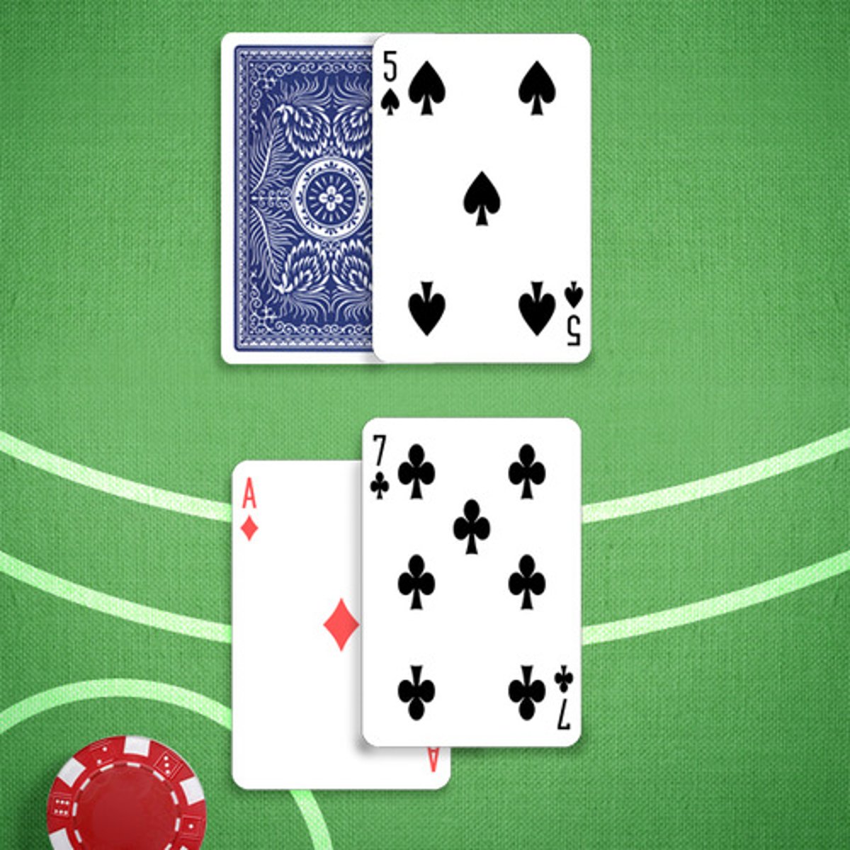 <p>You: 18</p><p>Dealer's Upcard: 5</p>