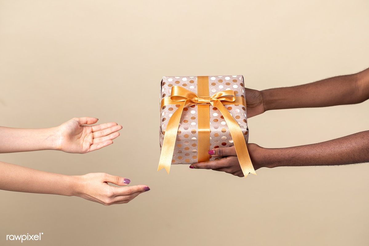<p>give away</p>