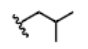 <p>-CH<sub>2</sub>CH(CH<sub>3</sub>)<sub>2</sub></p>