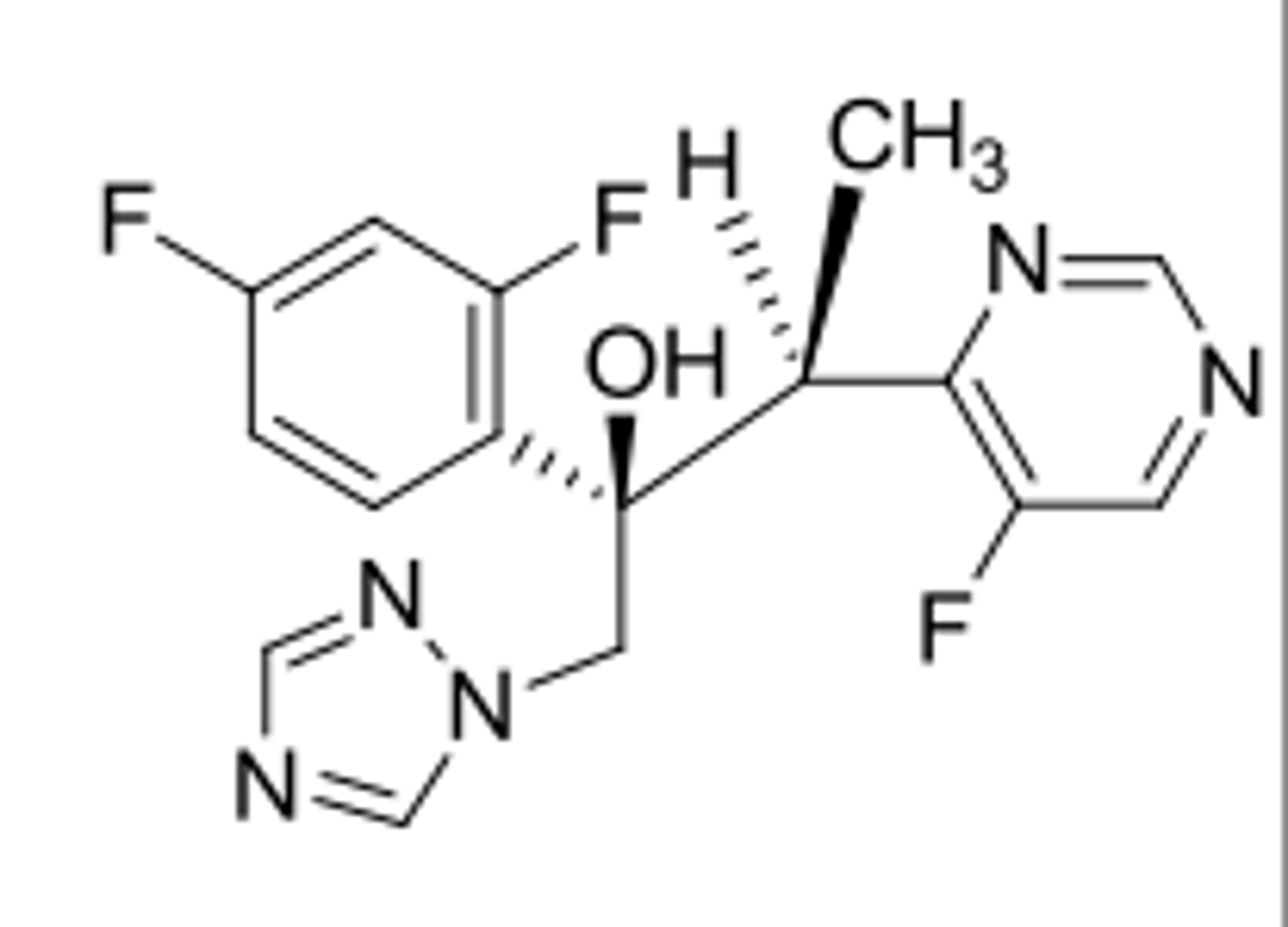 <p>systemic azole used for Aspergillus, fluconazole-resistant candida, and cryptococcus</p>