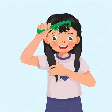<p>chải tóc</p>
