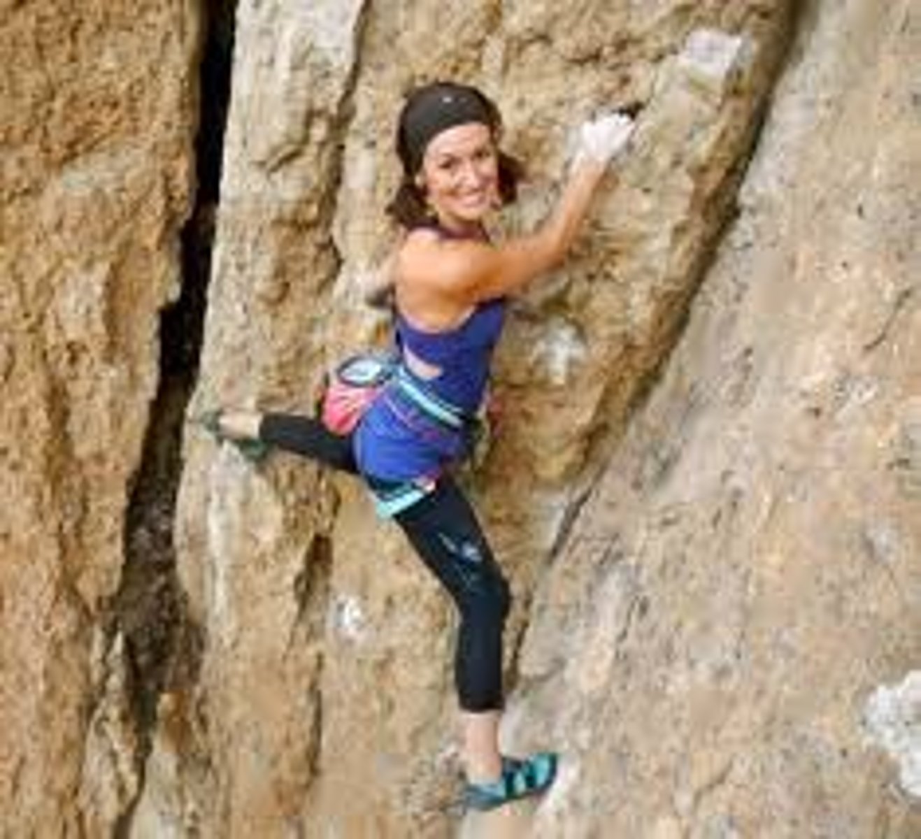 <p>to rock climb</p>