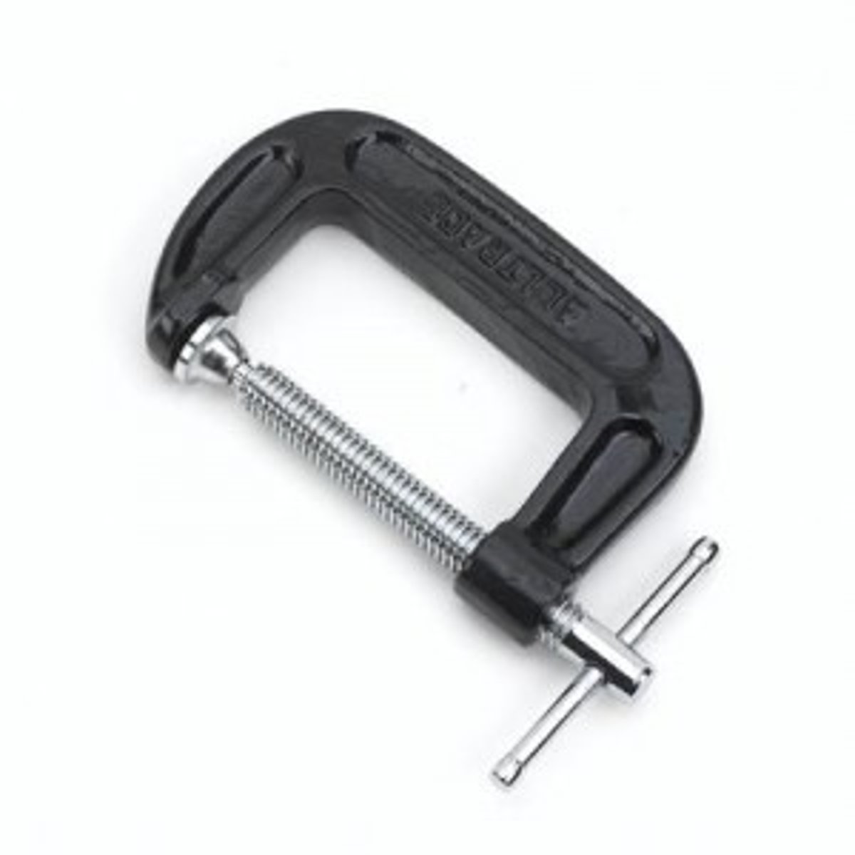 <p>To hold something tightly, or fasten two things together</p><p>(Parts are clamped in place with a special machine)</p><p>(VERB) Kẹp chặt, giữ chặt</p>