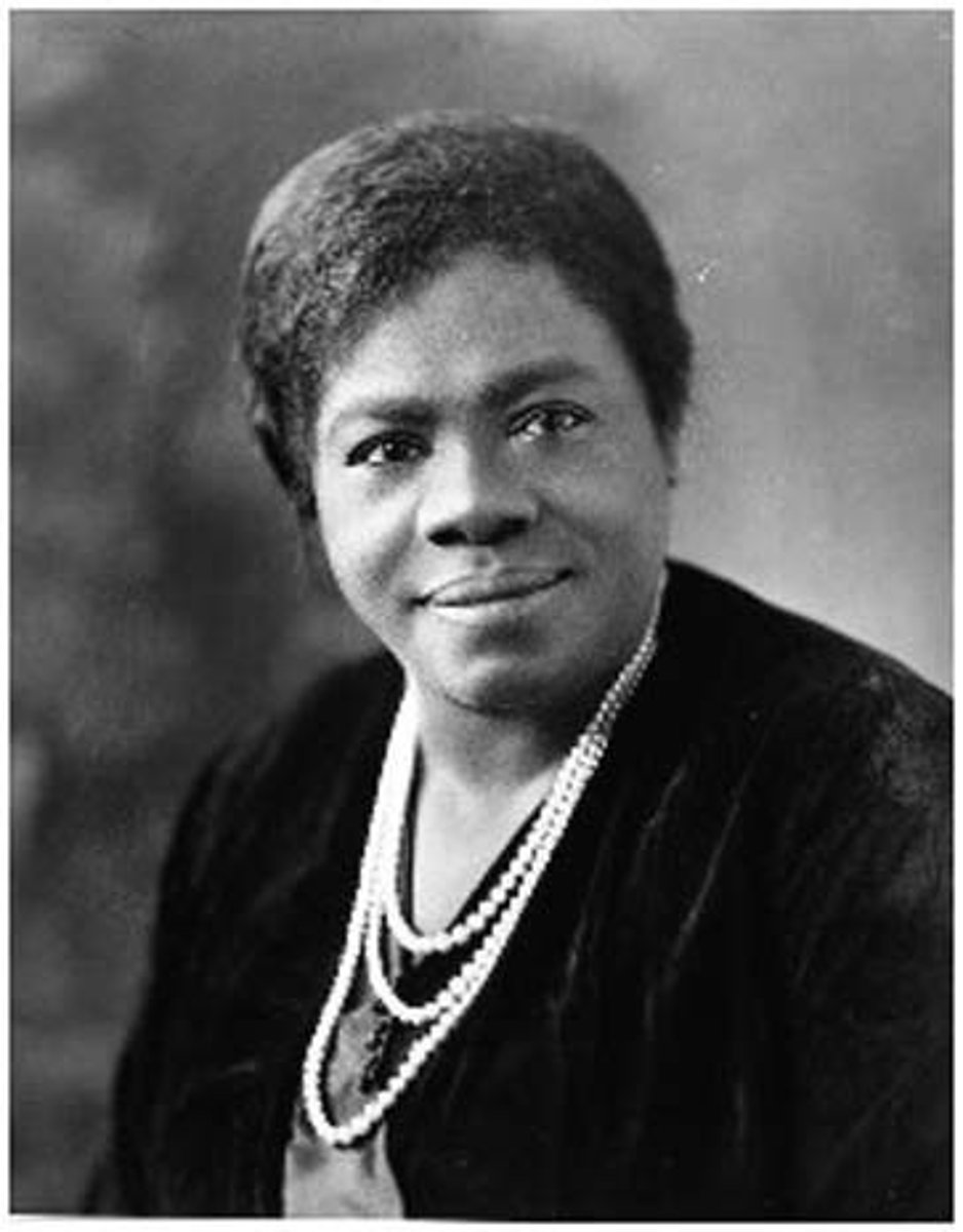 <p>The highest-ranking African American in the Roosevelt administration, Bethune headed the Office of Minority Affairs and was a leader of the unofficial "Black Cabinet," which sought to apply New Deal benefits to blacks as well as whites.</p>
