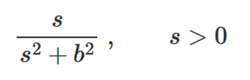 <p>F(s) =</p>