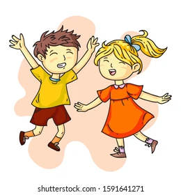<p>Cheerfully</p>