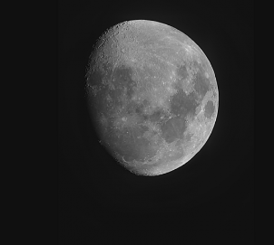 <ul><li><p>75%</p></li><li><p>Moonrise - 3 pm</p></li><li><p>Moonset - 3 am</p></li><li><p>Transit (highest alt) - 9 pm</p></li></ul>