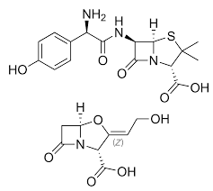 <p>What is the antibiotic Augmentin made of? (2)</p>