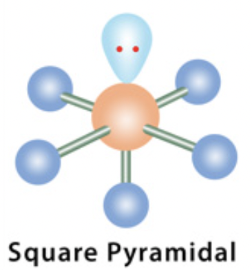 <p><span>electron domain: octahedral</span></p><p></p>