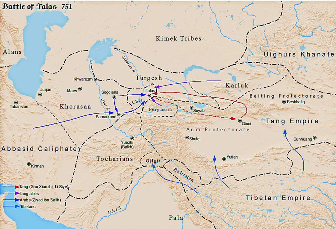 <p>751 - Battle of Talas (All Facts) </p>
