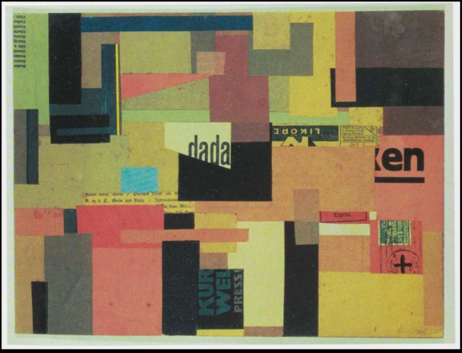 dada, Collage by Hannah Höch, 1922