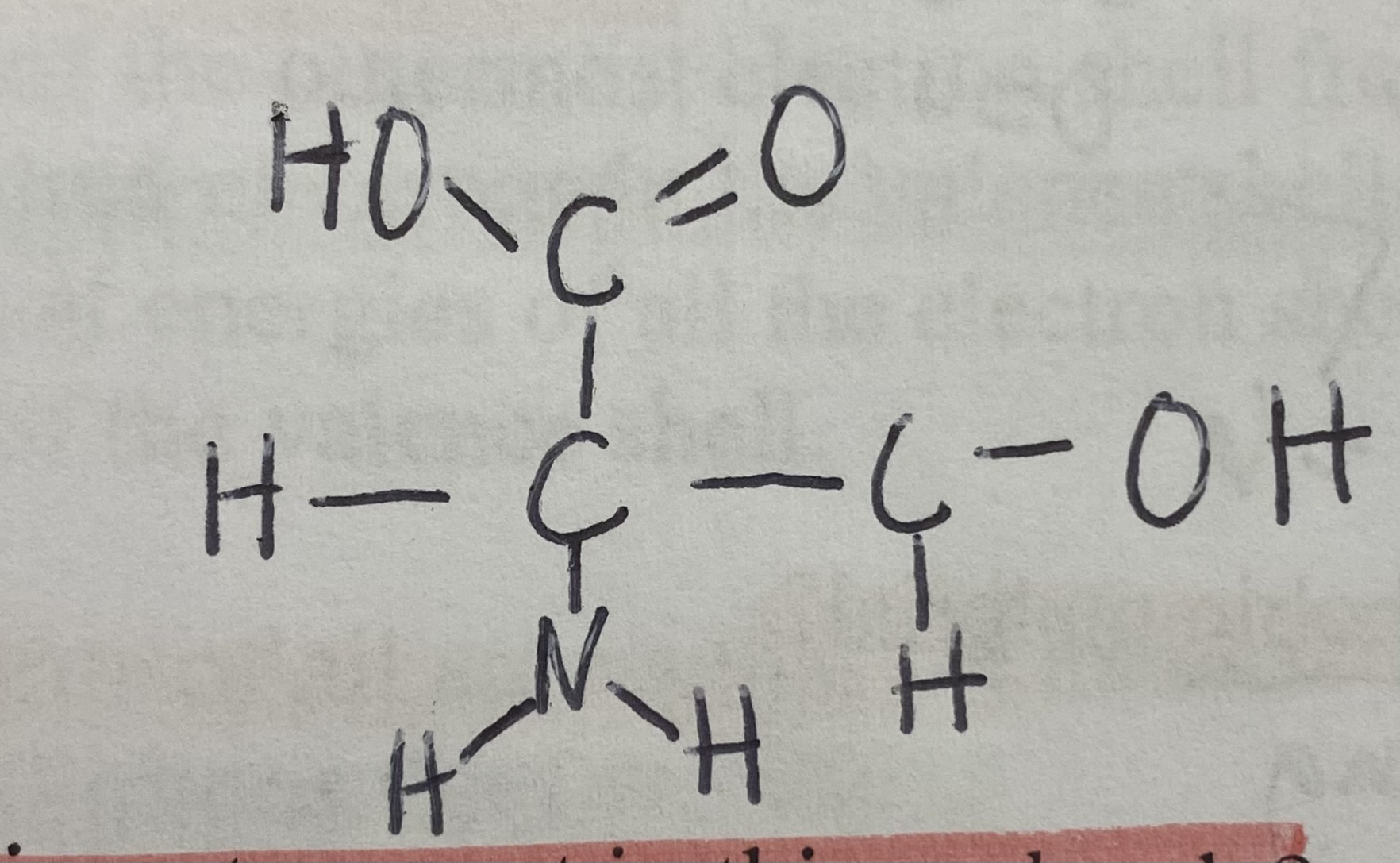 <p>Which functional group is not present in this molecule?</p>