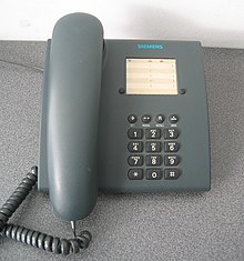 <p>‘landline ‘telephone</p>