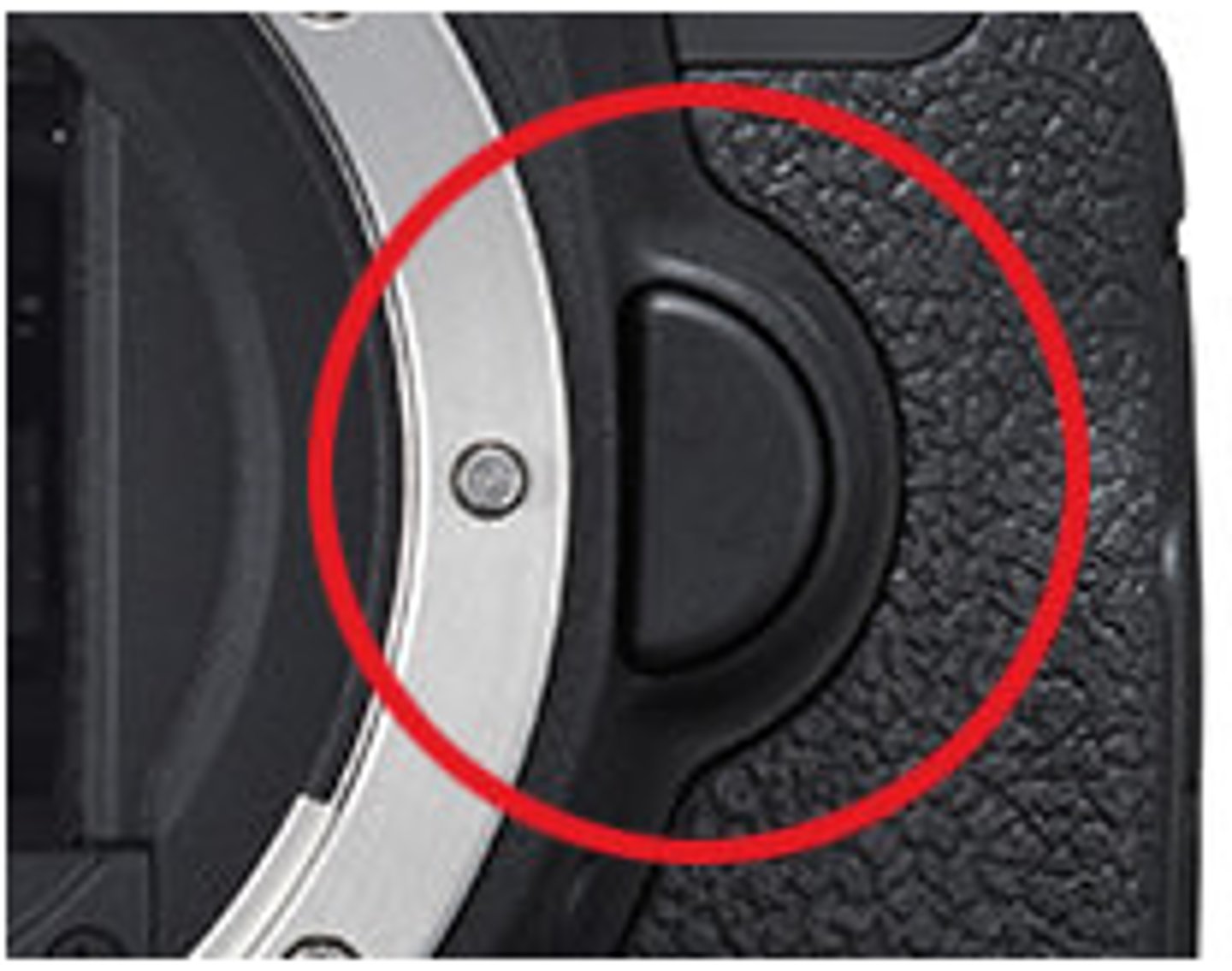 <p>A button on the side of your lens. You push it to take the lens off.</p>