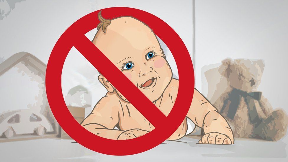 <p>restricts birth</p>