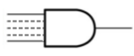 <p>Which basic logic gate is this?</p>