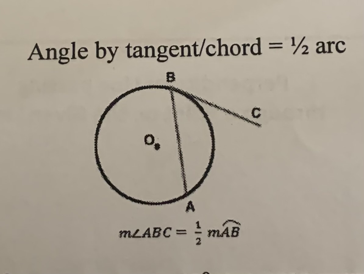 <p>=1/2 arc</p>