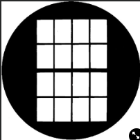 <p><img src="https://www.bhphotovideo.com/images/images500x500/Rosco_250777030860_Steel_Gobo_7703_190417.jpg" alt="Rosco Standard Steel Gobo #7703 - Double Hung Window - Size B 86mm" width="201" height="201"></p>