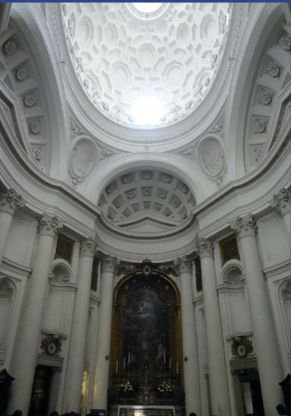 <p>Francesco Borromini, San Carlo alle Quattro Fontane, Rome, 1638–1646 (consecrated)</p>