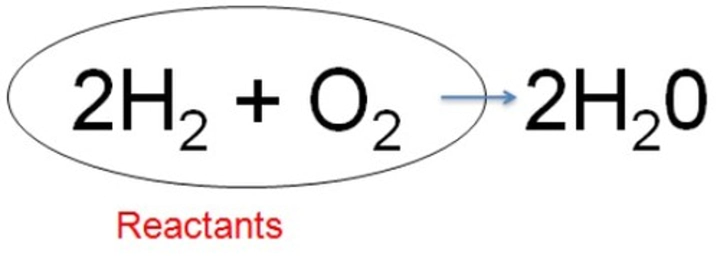 <p>a substance that takes part in and undergoes change during a reaction</p>