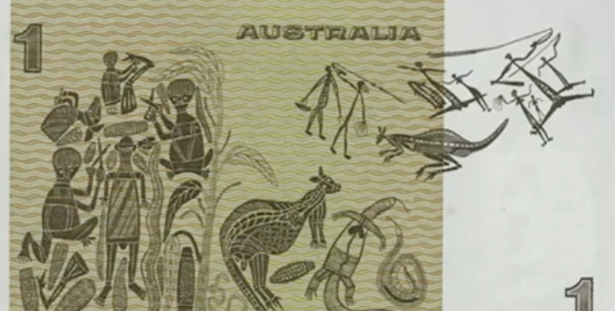 <p>created bark painting and images with patterns , Bank of australia used his panting on bank notes</p>