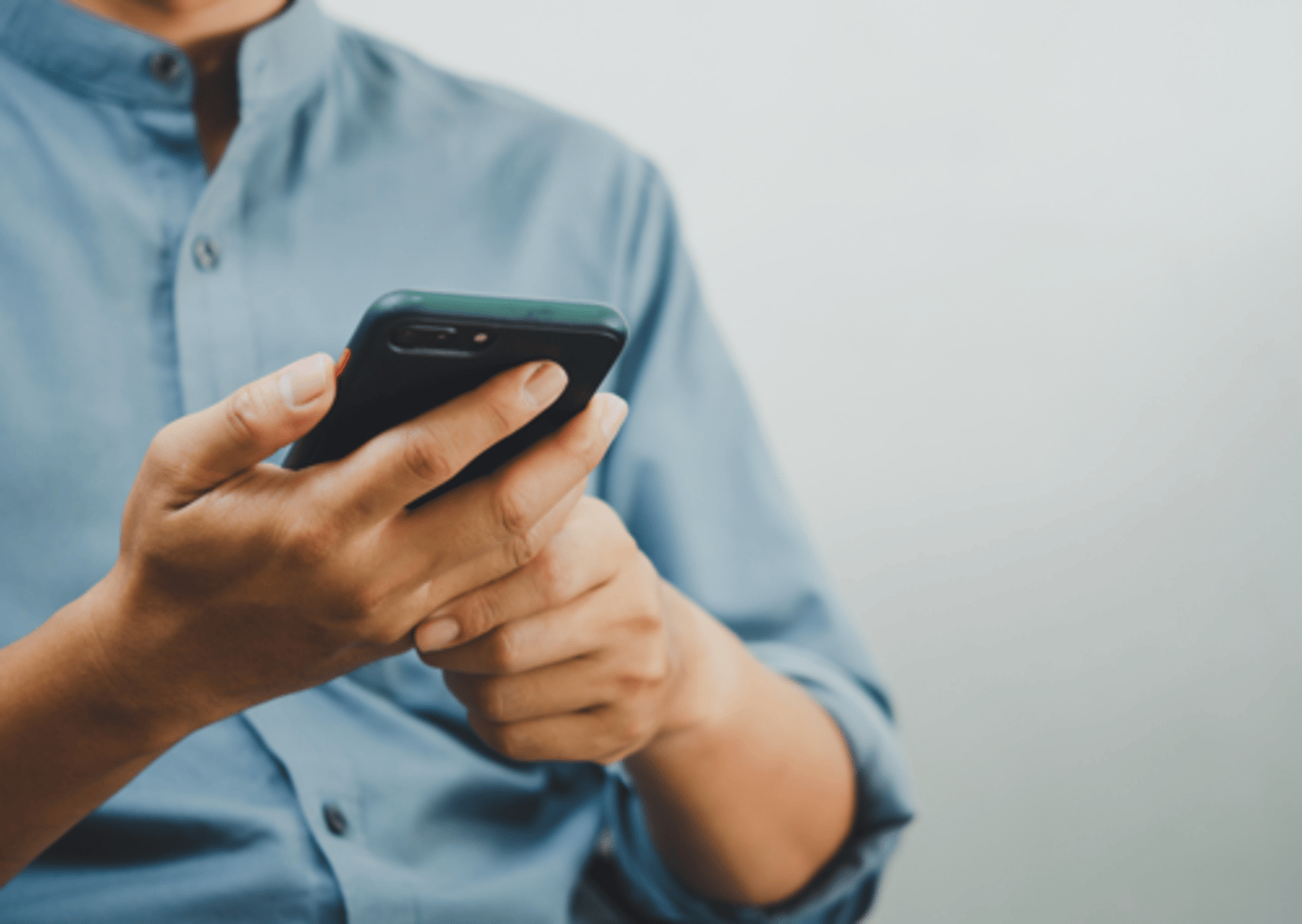 <p>Can I _____ your phone for a minute?</p>