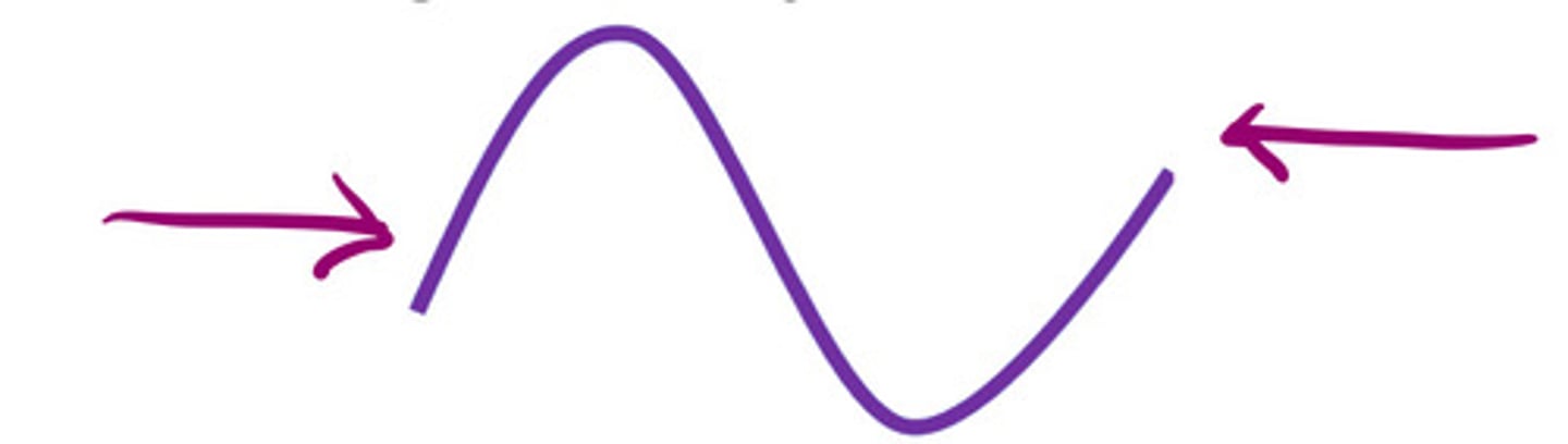 <p>Describe the bottom wave</p>