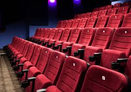<p><span>a line of seats in a theatre</span></p>