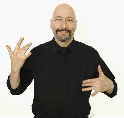 <p>Use facial expressions; alternate hand motions</p>
