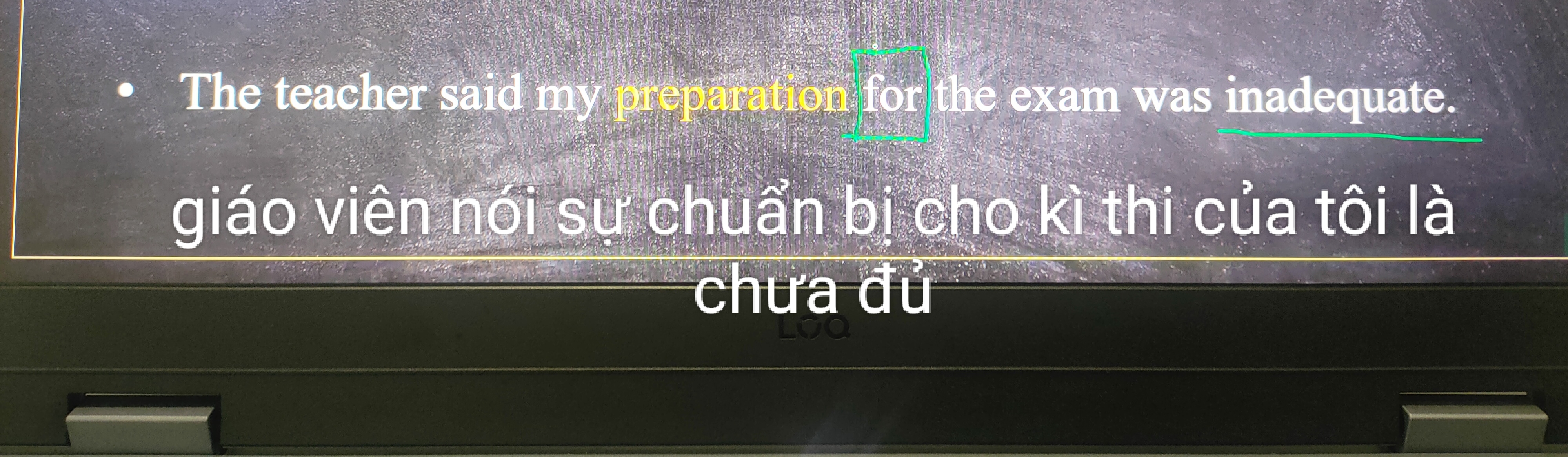 <p>sự chuẩn bị</p>