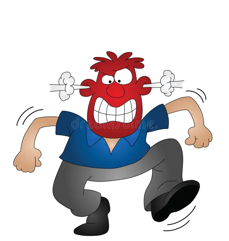 <p>angry, incensed</p><p>Ex: <span>We have received some irate phone calls from customers.</span></p>