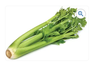 <ul><li><p>a vegetable with long pale green stems that you can eat cooked or uncooked</p></li></ul><p><em>Chop the =…= and add it to the salad.</em></p>