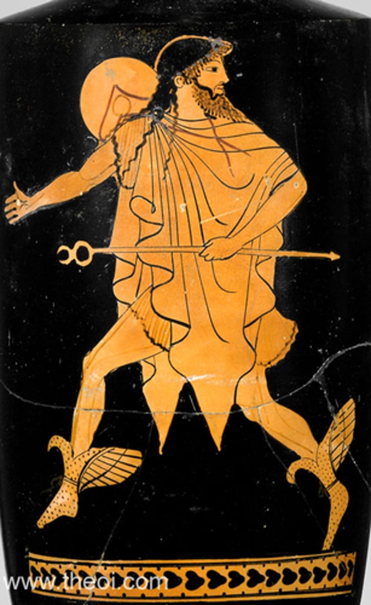 <p>Winged sandals</p><p>Traveller's Cap</p><p>Caduceus (traveller's staff)</p>