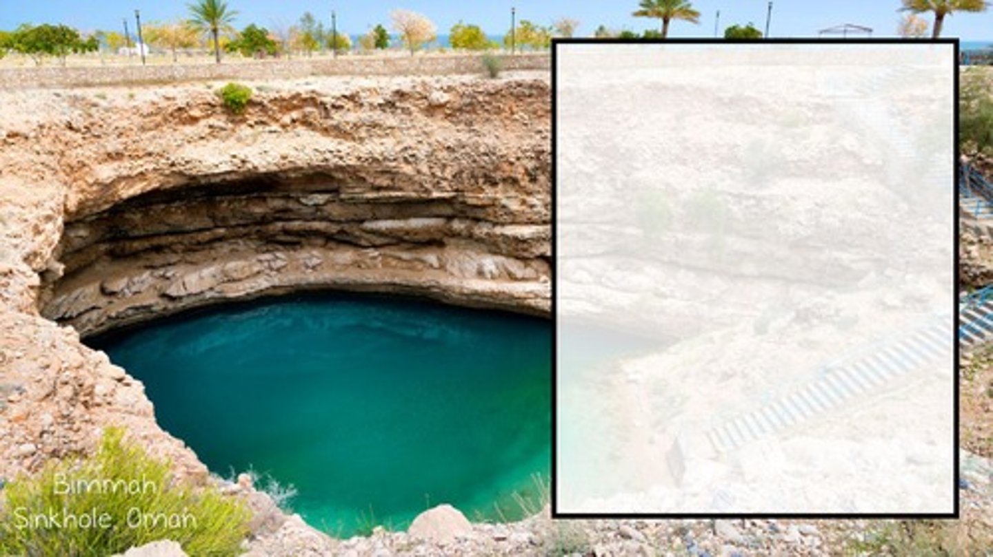 <p>A circular depression formed due to erosion</p>